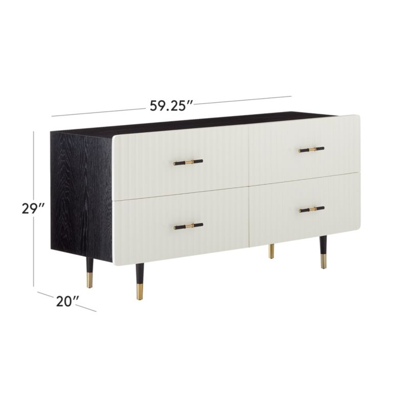 Cb2 deals white dresser