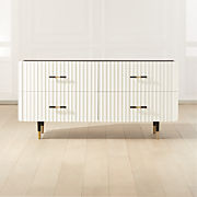 Chill 60" White High-Gloss Media Console