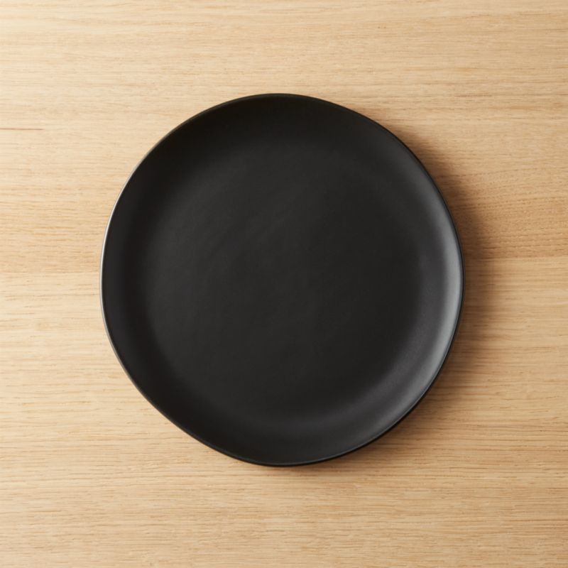 View Crisp Matte Black Salad Plate details