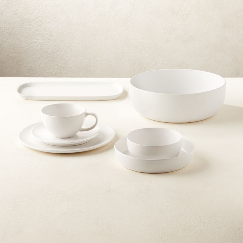 Porcelain 2024 white dishes