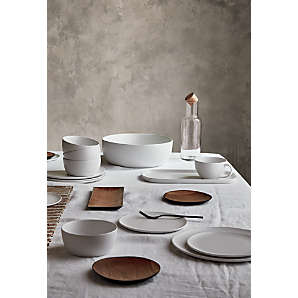 Fynn Black and White Dinnerware Set | CB2