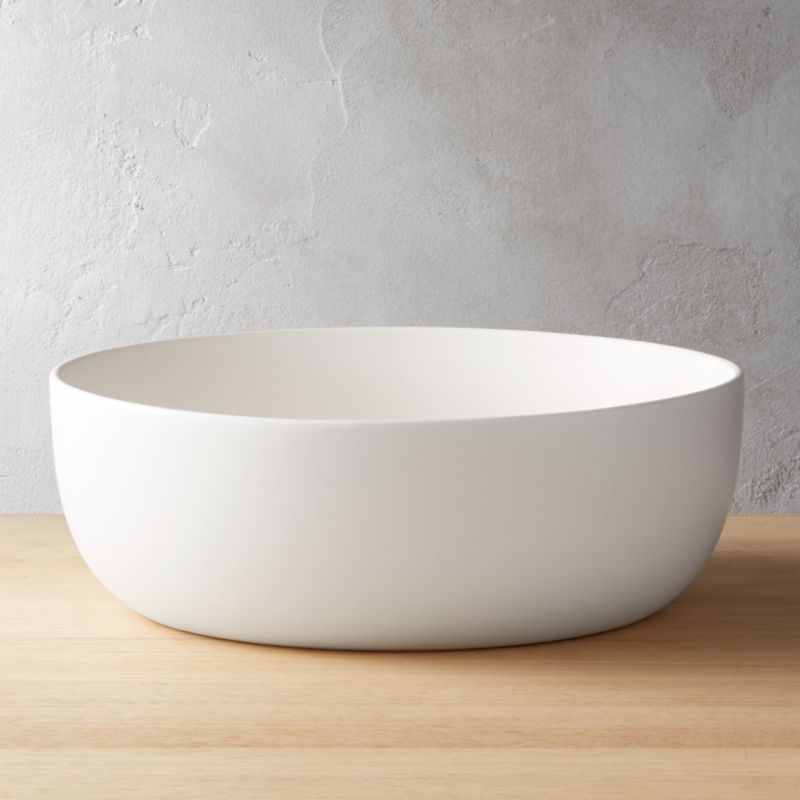 Contact White Serving Bowl + Reviews