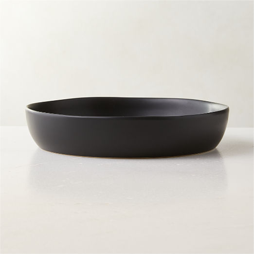 Black Serving Bowls CB2