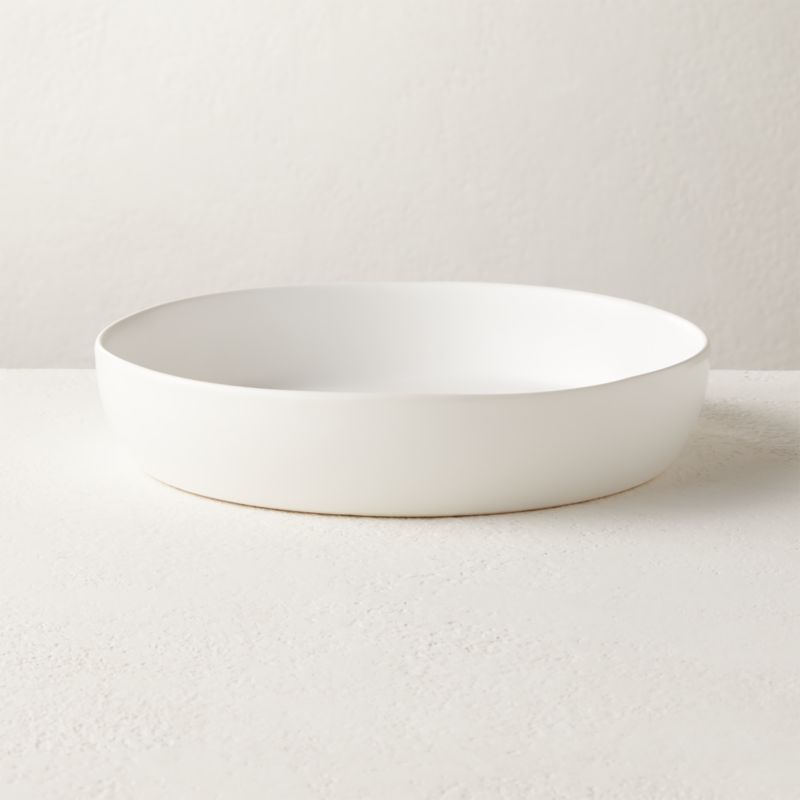 View Crisp Matte White Pasta Bowl details