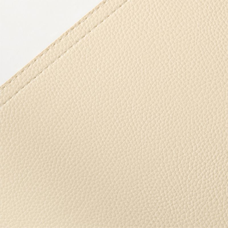 Cream Faux Leather Placemat - image 2 of 3