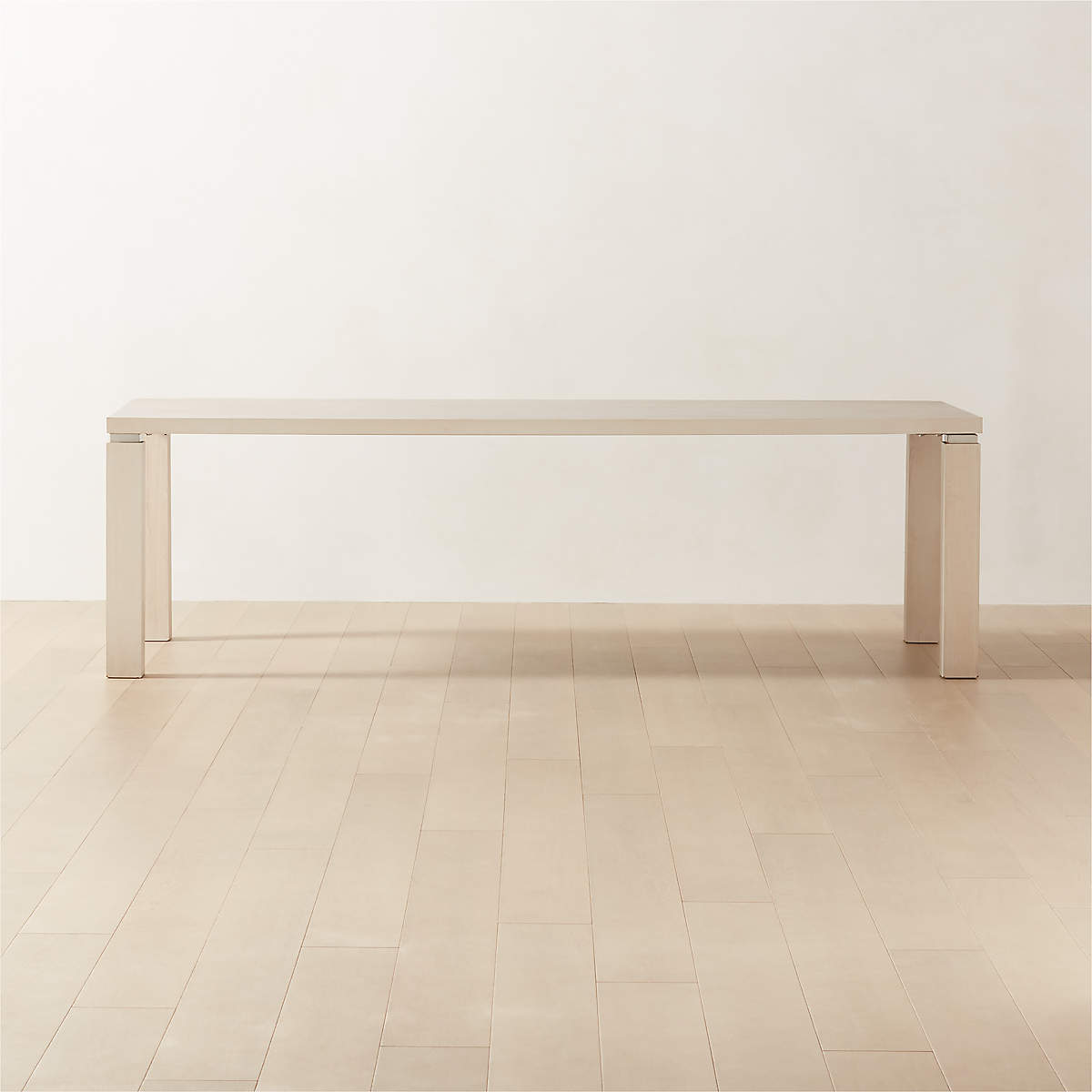 Croix 100" Bleached Ash Dining Table (Open Larger View)