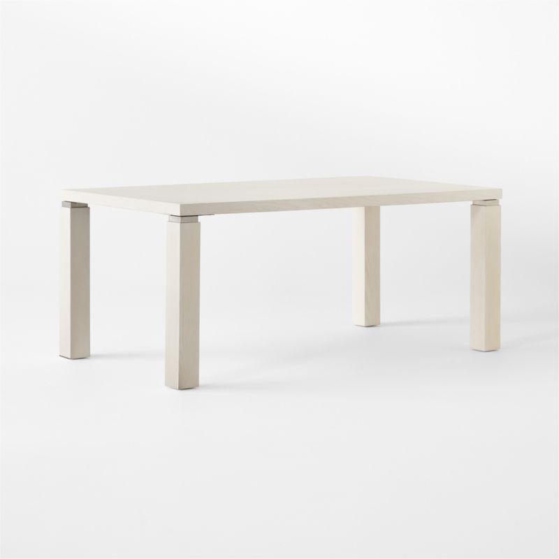 Croix Bleached Ash Dining Table 72" - image 4 of 9