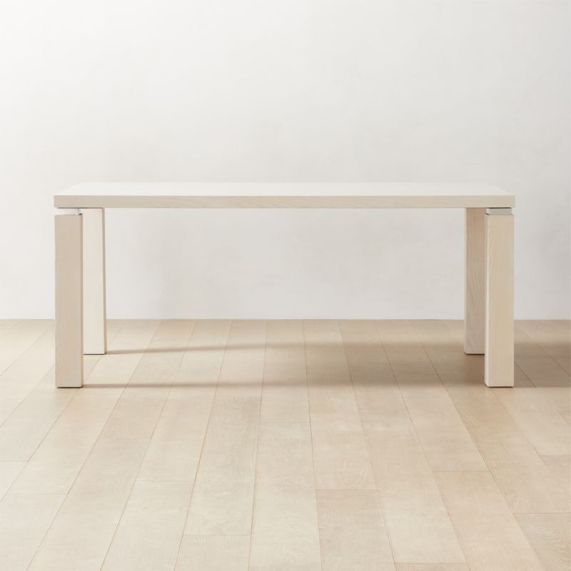 Croix Bleached Ash Dining Table 72" - image 0 of 9