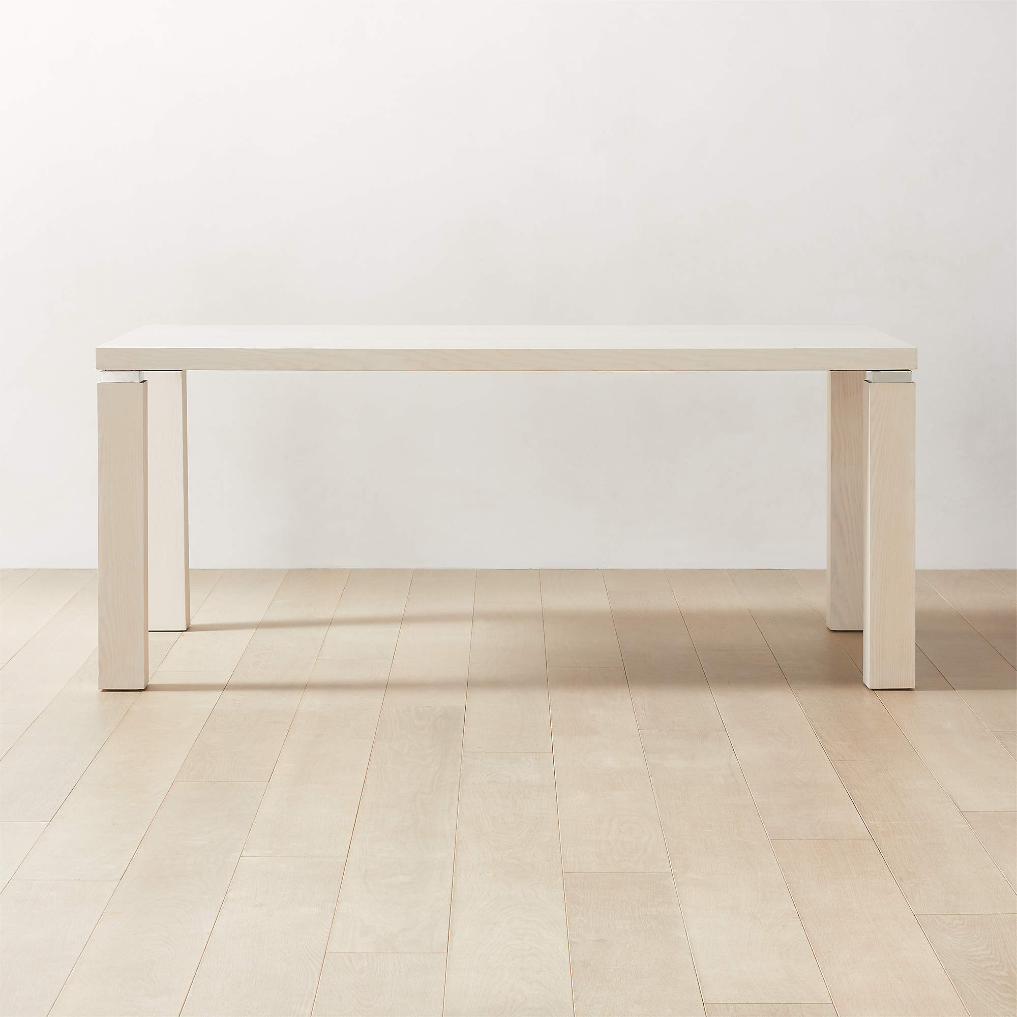 croix-modern-72-bleached-ash-dining-table-reviews-cb2