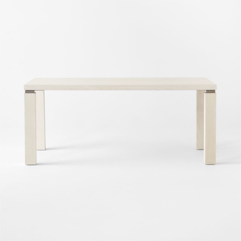 Croix Bleached Ash Dining Table 72" - image 3 of 9