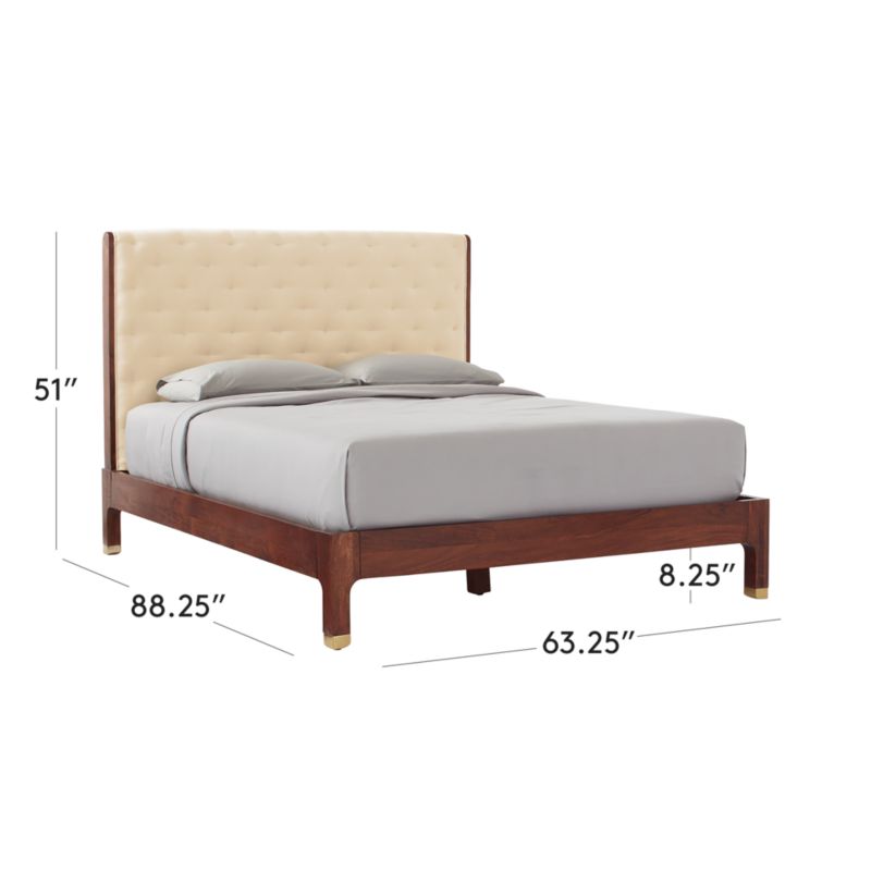 Cb2 deals upholstered bed