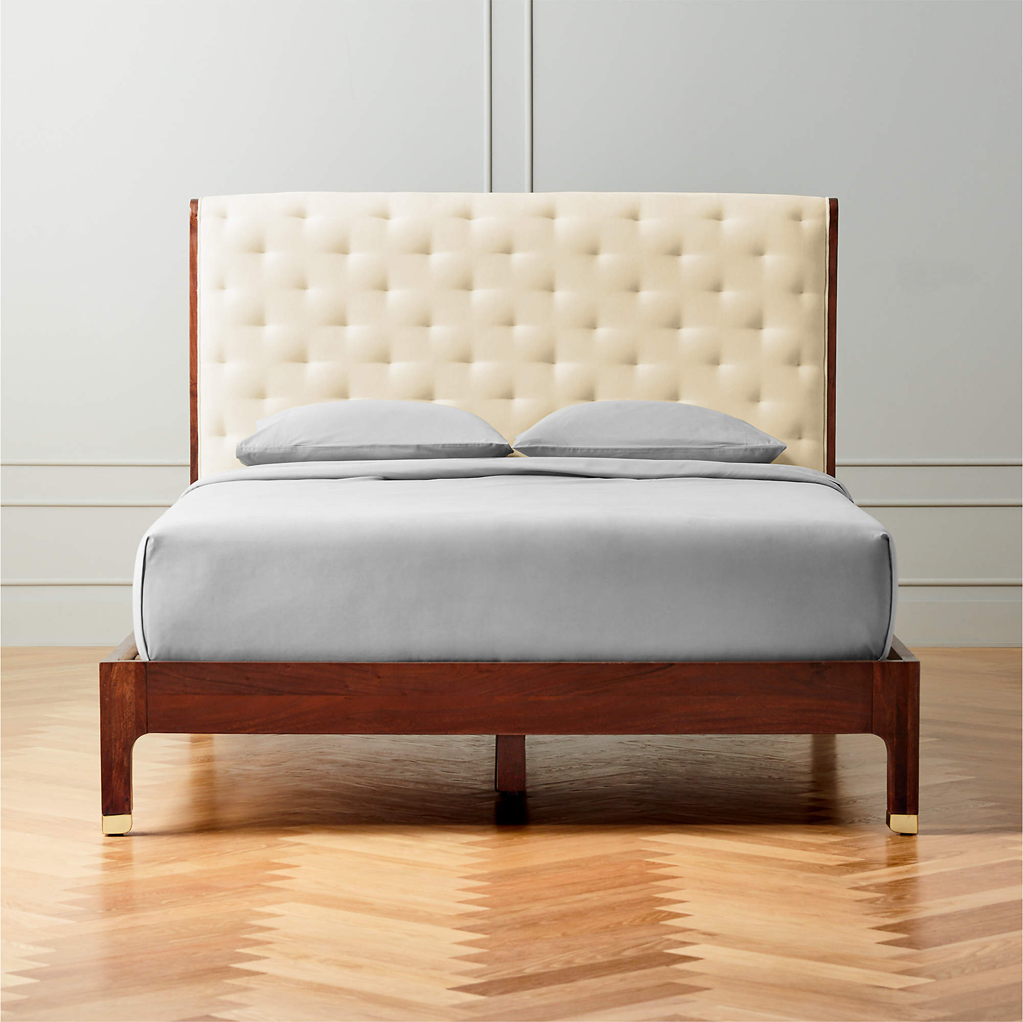 Crosby Queen Tufted Bed + Reviews CB2 Canada