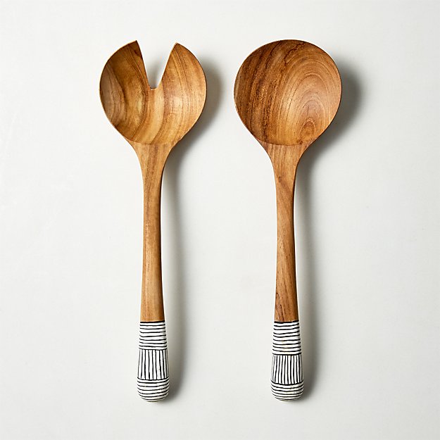 Cb2 Free Shipping >> Crosshatch Wood Salad Servers Set Of 2 Reviews Cb2 Cb2 Free Shipping >> Crosshatch Wood Salad Servers Set Of 2 Reviews Cb2