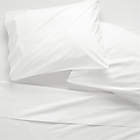 Classic Organic Cotton Sateen 520 Thread Count Ivory Standard Pillowcases Set of 2