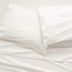 Classic Organic Cotton Sateen 520 Thread Count Ivory Standard Pillowcases Set of 2
