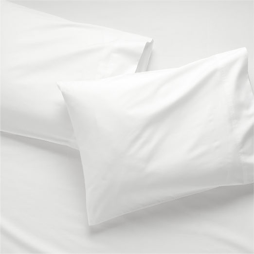 White pillowcases CB2