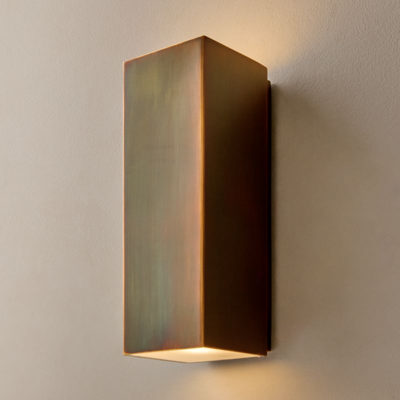Cubelite Indoor/Outdoor Dark Bronze Wall Sconce 12" by Bill Curry - image 3 of 5