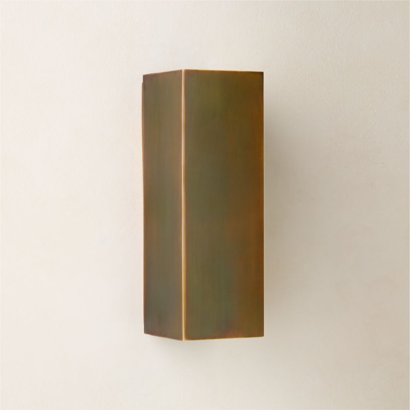 Cubelite Indoor/Outdoor Dark Bronze Wall Sconce 12" by Bill Curry - image 4 of 5