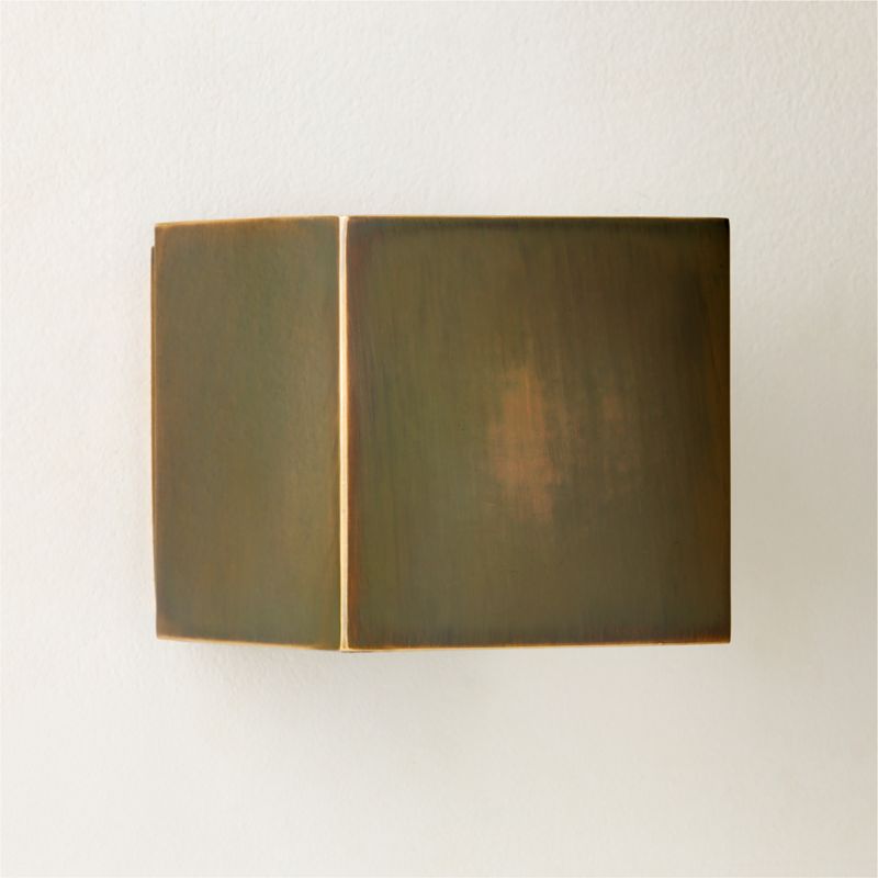 Cubelite Indoor/Outdoor Dark Bronze Wall Sconce 4" by Bill Curry - image 4 of 5