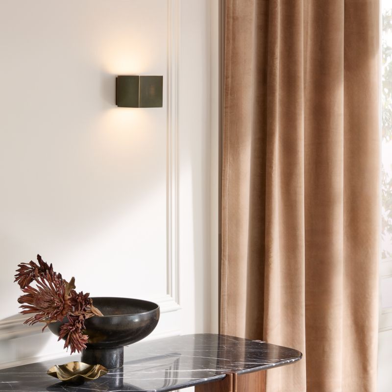 Cubelite Indoor/Outdoor Dark Bronze Wall Sconce 4" by Bill Curry - image 1 of 5