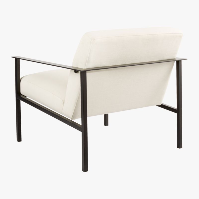 Cue White Chair with Black Legs + Reviews | CB2
