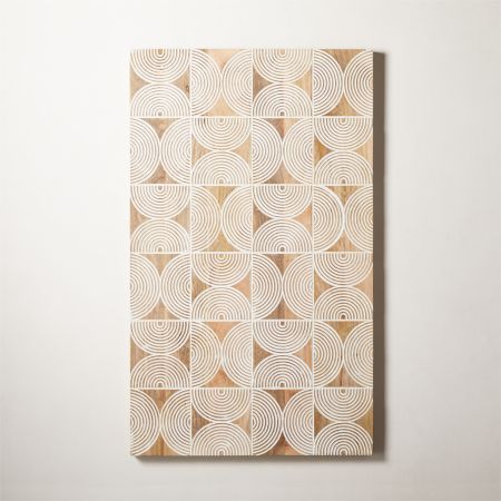 Cultivo Geometric Wood Wall Art Reviews Cb2