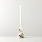 Cupola Viola Marble Taper Candle Holder Tall