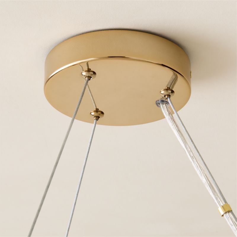 Curie Polished Champagne Chandelier - image 6 of 8