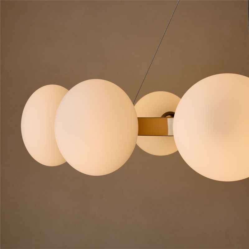 Curie Polished Champagne Chandelier - image 5 of 8