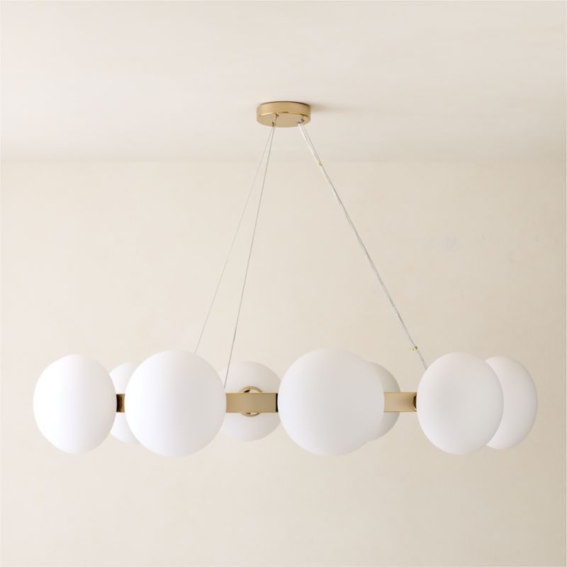 Curie Polished Champagne Chandelier - image 7 of 8