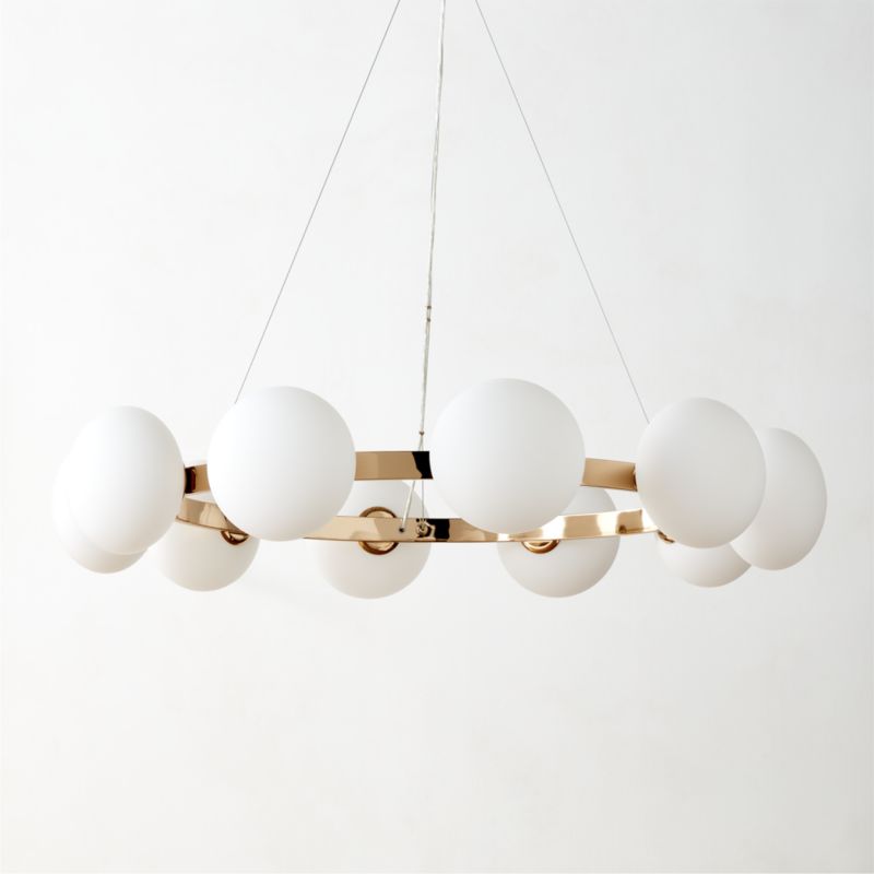 Curie Polished Champagne Chandelier - image 2 of 6