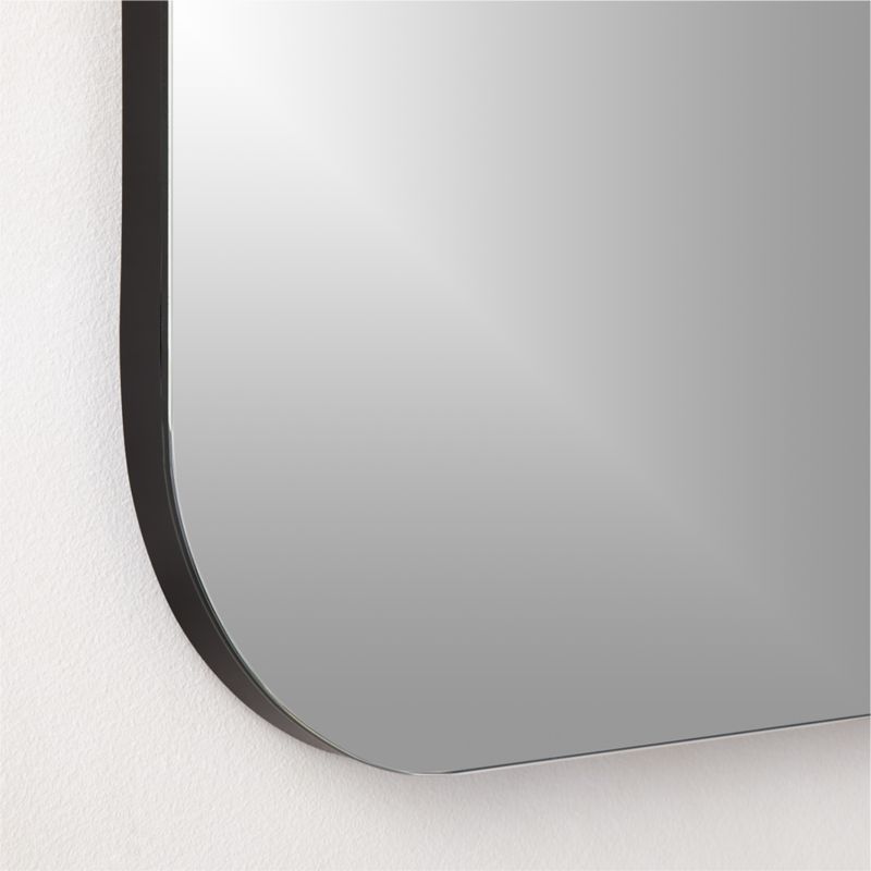 Audre Black Arched Wall Mirror 25"x40" - image 4 of 6