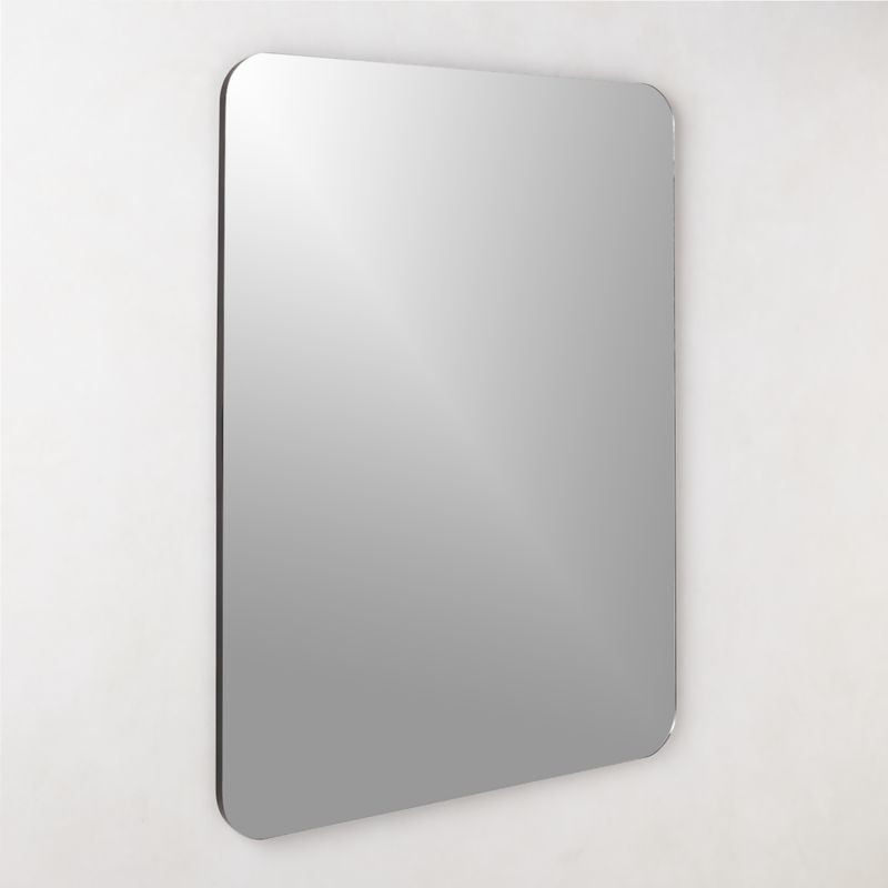 Audre Black Rectangular Wall Mirror 36''x48" - image 3 of 6