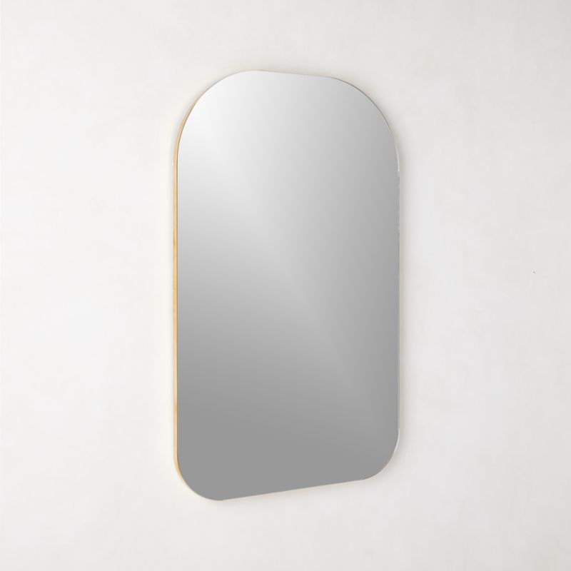 Audre Brass Arched Wall Mirror 25''x40" - image 3 of 7