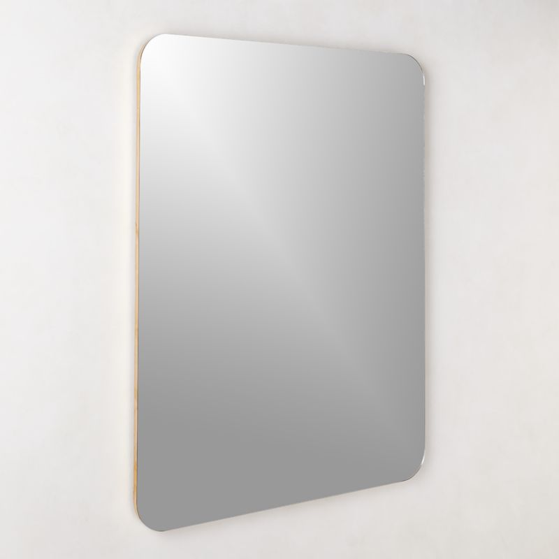 Audre Brass Rectangular Wall Mirror 36''x48" - image 3 of 6