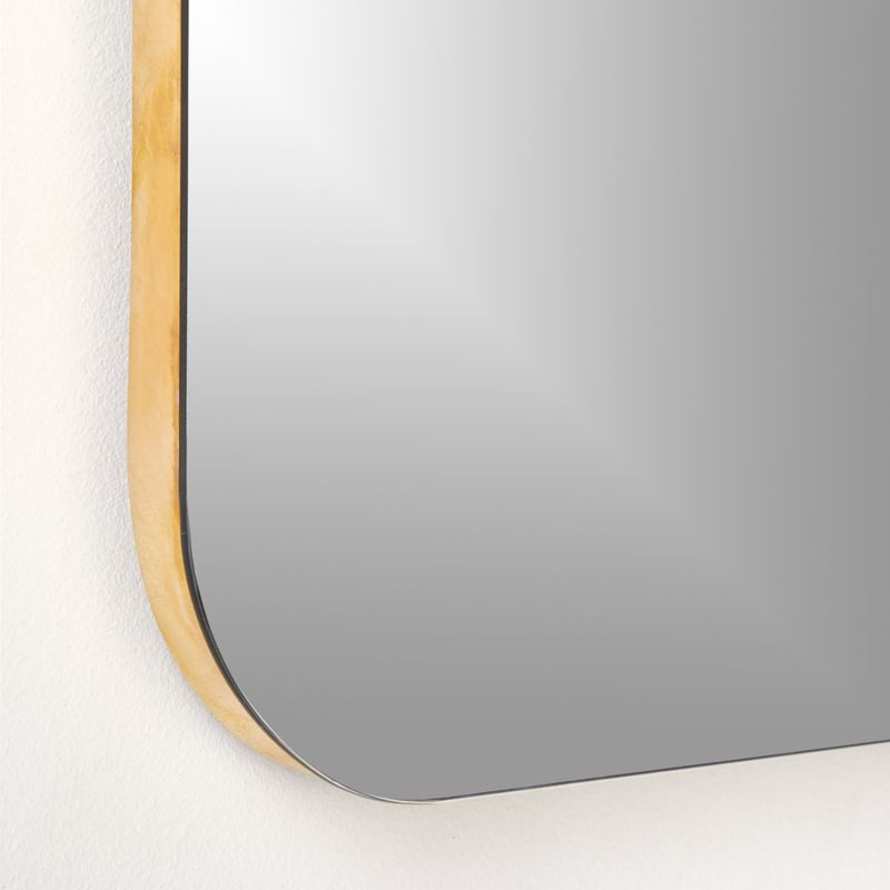 Audre Brass Rectangular Wall Mirror 36''x48" - image 4 of 6