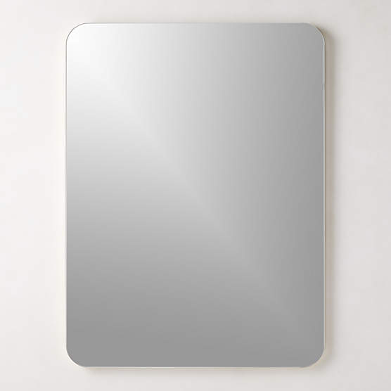 Audre Brass Rectangular Wall Mirror 36''x48"