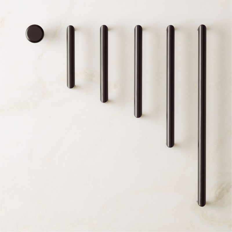 Curveaux Curved Round Black Cabinet Knob 1.25'' - image 3 of 6