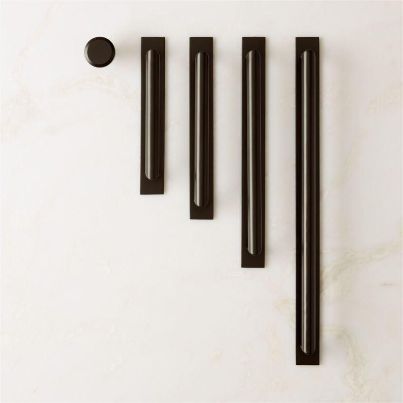 Curveaux Curved Round Black Cabinet Knob 1.25'' - image 5 of 6