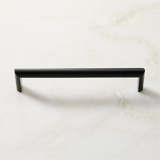 Curveaux Curved Black Cabinet Handles