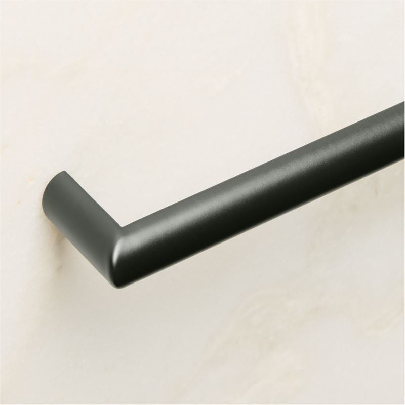 Curveaux Curved Black Cabinet Handle 5'' - image 3 of 5