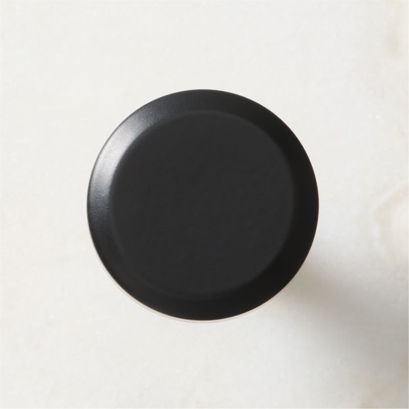 Curveaux Curved Round Black Cabinet Knob 1.25'' - image 2 of 6