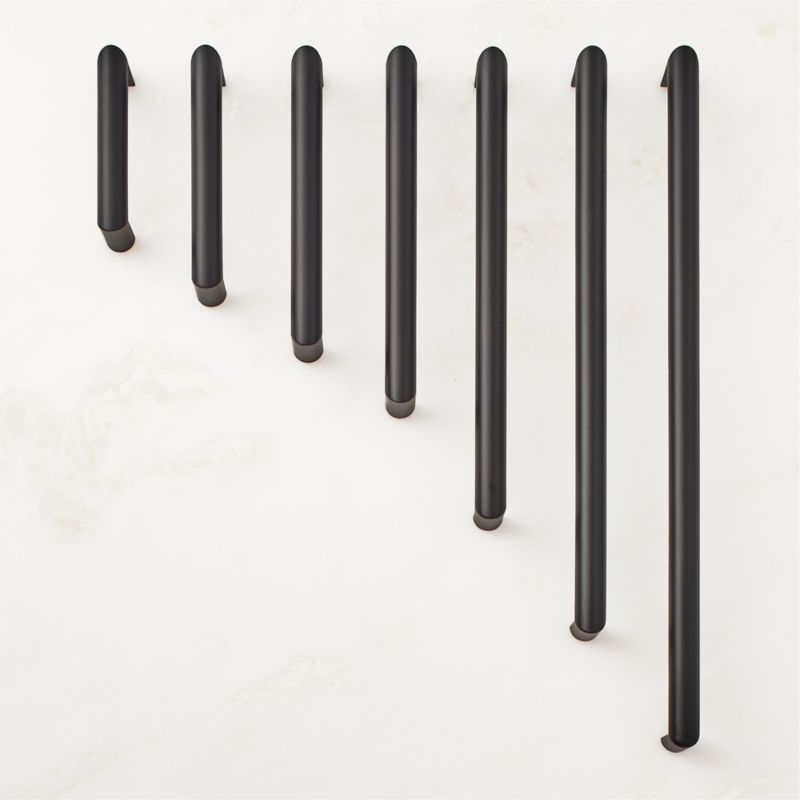 Curveaux Curved Black Cabinet Handles - image 0 of 1