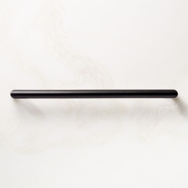 Viewing product image Curveaux Curved Black Cabinet Handle 10'' - image 1 of 4