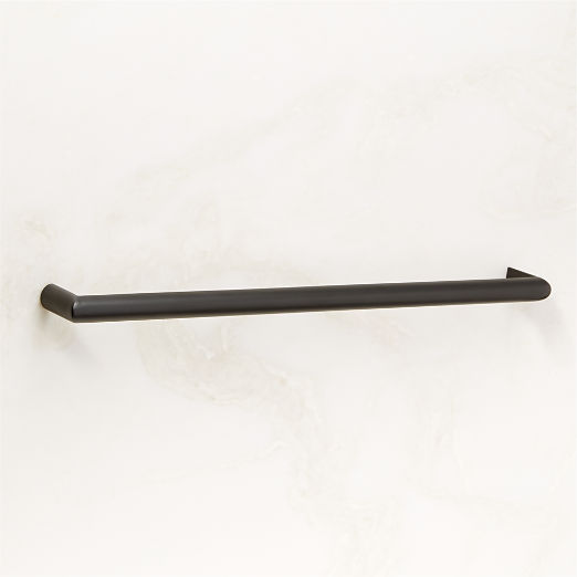 Curveaux Curved Black Cabinet Handle 12''