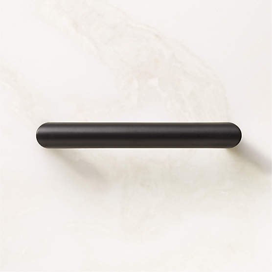 Curveaux Curved Black Cabinet Handle 4''