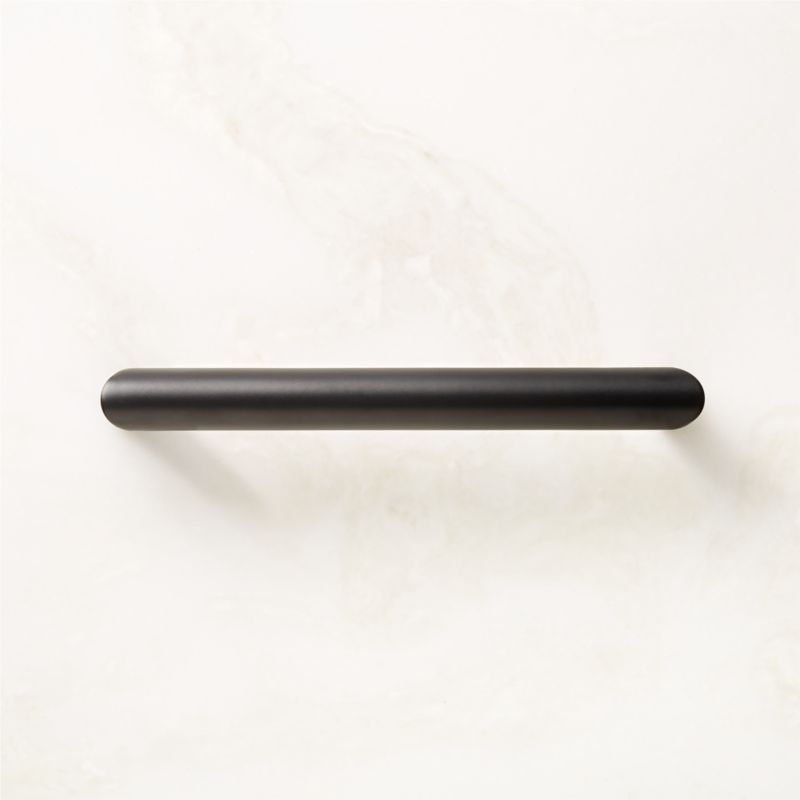 Curveaux Curved Black Cabinet Handle 5'' - image 0 of 5