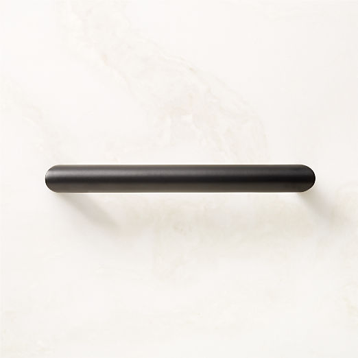 Curveaux Curved Black Cabinet Handle 5''