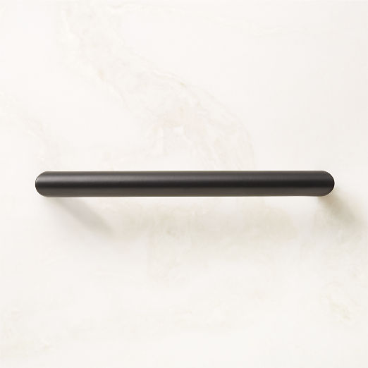 Curveaux Curved Black Cabinet Handle 6''