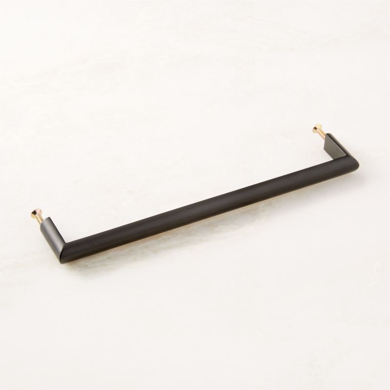 Curveaux Curved Black Cabinet Handle 8'' - image 4 of 5